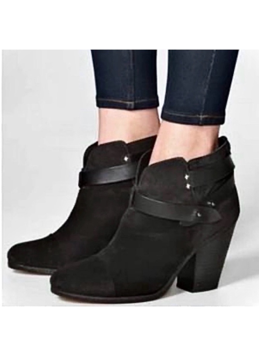 rag & bone Harrow Distressed Oiled Rubbed Suede Leather